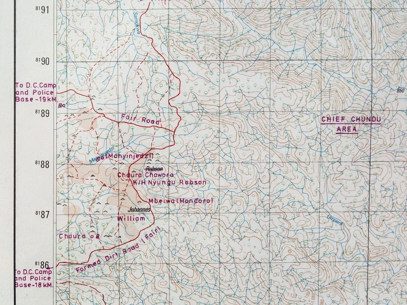 Rhodesian Map Banner 1
